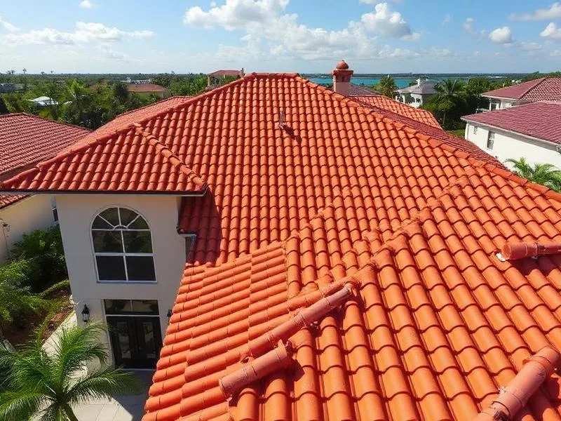 Matching Barrel Tile on Older Coral Gables Homes